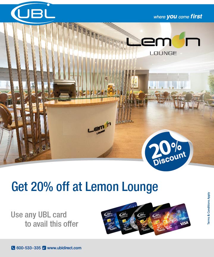 Lemon Lounge, Ramada Corniche Abu Dhabi