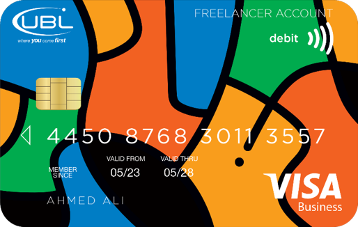 UBL Visa FCY Business Debit Card